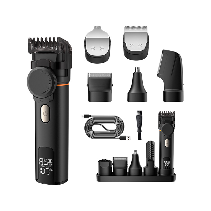 Juego de cortadoras de cabello y barba recargables por USB