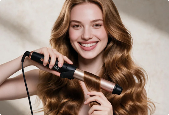 Cómo conseguir rizos de calidad para salones de belleza y para todo el día con nuestra varita rizadora